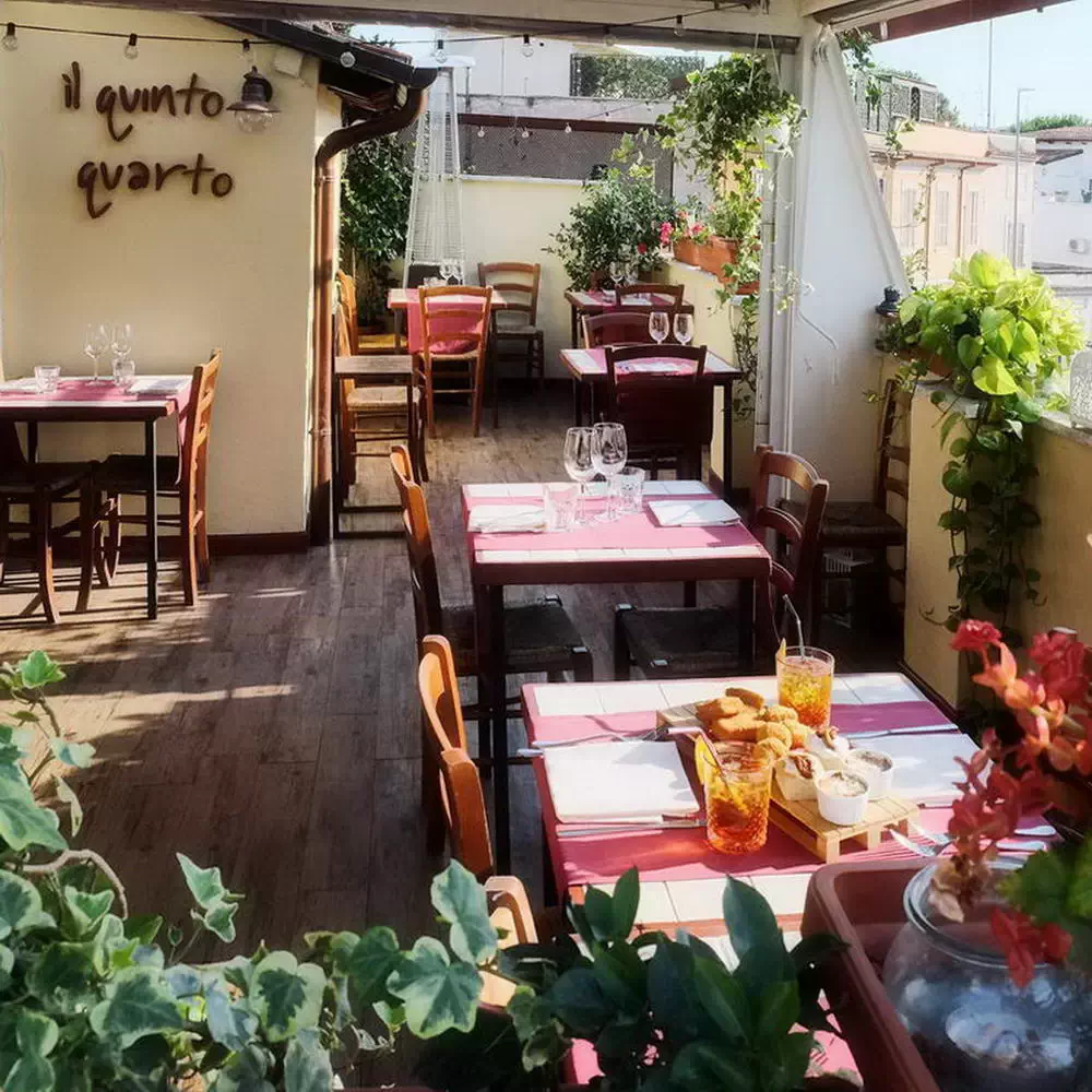 Apericena in terrazza roma